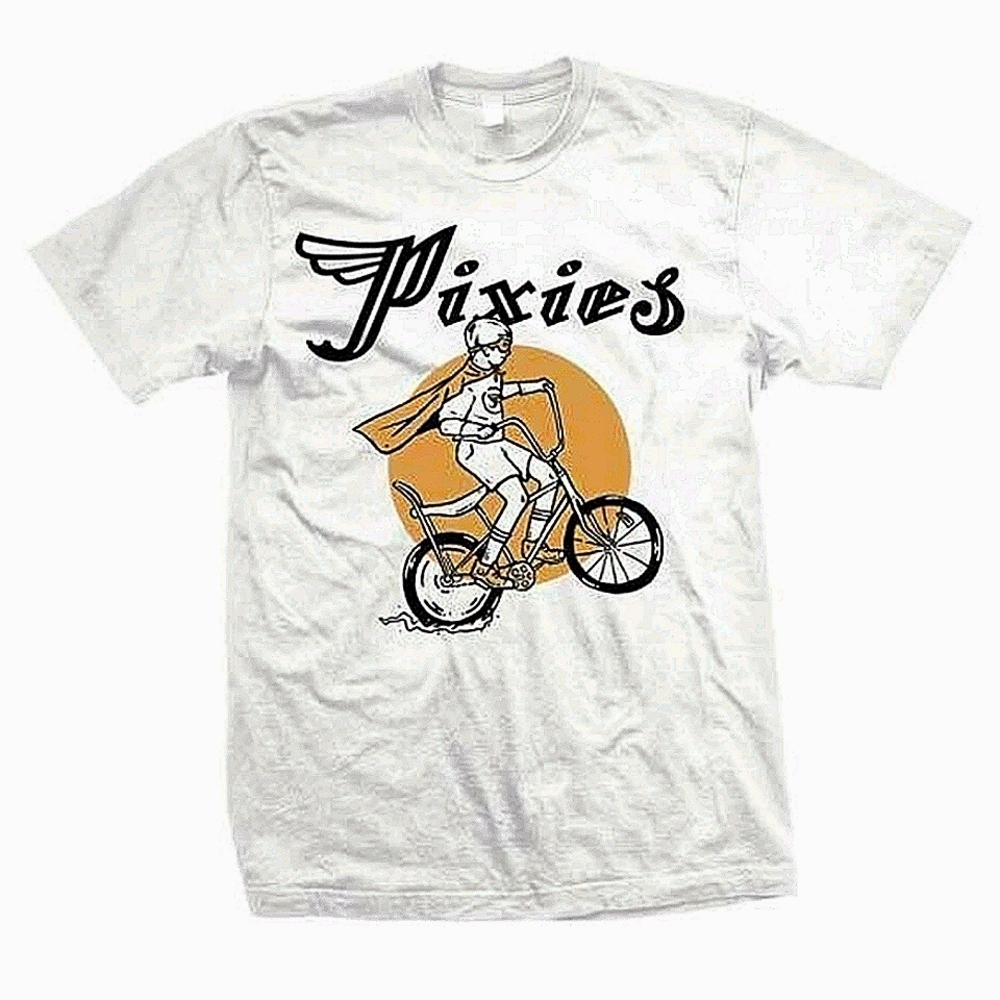 The Pixies Tony Bike Premium Soft White T-Shirt